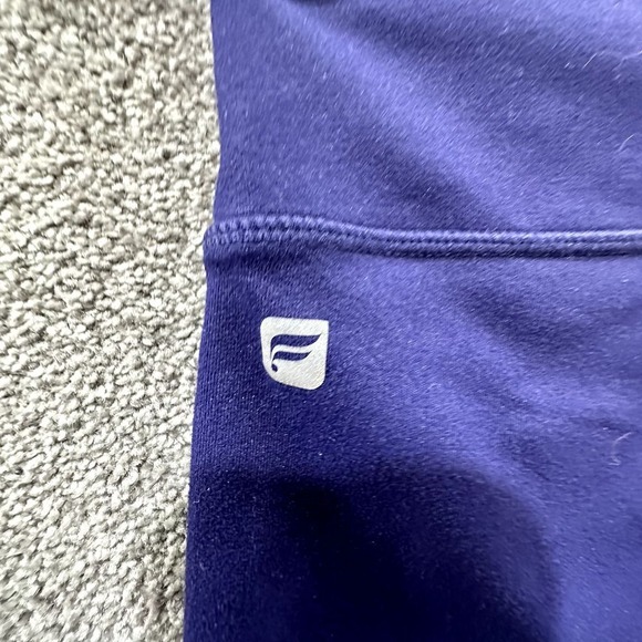 Fabletics‎ Agnes Leggings Women XS Eclipse Purple Mixed Media Power Hold UPF 50+ - Picture 9 of 13